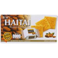 ราคา ไฮไทแครกเกอร์ผสมอัลมอนด์ 133กรัม Haitai Almond Crackers 133g. (8801019300974)