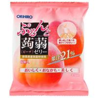 ราคา โอริฮิโระขนมเยลลี่ผสมบุกรสพีช 120กรัม Orihiro Peach Konjac Jelly 120g. (4571157254333)