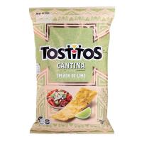 ราคา โทสติโทสข้าวโพดทอดกรอบรสมะนาว 175กรัม Tostitos Cantina Style Tortilla Chips Lime 175g. (9310015246159)