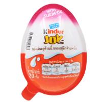 ราคา คินเดอร์จอยฟอร์เกิร์ลขนมรสโกโก้บนครีมนมและโกโก้ 20กรัม Kinder Joy For Girls Chocolate 20g. (80768258)