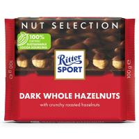 ราคา ริทเตอร์สปอร์ตเพลนช็อกโกแลตผสมเฮเซลนัท 100กรัม Ritter Sport Hazelnut Plain Chocolate 100g. (4000417224002)