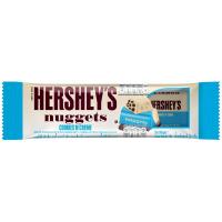 ราคา เฮอร์ชี่ส์นักเก็ตช็อกโกแลตขาวผสมคุกกี้แอนด์ครีม 28กรัม Hersheys Nuggets Cookies & Cream White Chocolate 28g. (6942836704308)