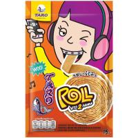 ราคา ทาโร่โรลปลาเส้นรสบาร์บีคิว 13กรัม Taro Roll Fish Snack Barbecue 13g. (8852044236387)