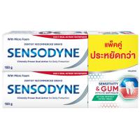 ราคา เซ็นโซดายน์ยาสีฟันเซ็นซิทิวิตี้แอนด์กัมเอ็กซ์ตร้าเฟรช 100กรัม แพค 2 Sensodyne Sensitivity&Gum Extra Fresh Toothpaste 100g. Pack 2 (8850615135077)