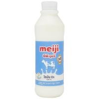 ราคา เมจินมสดรสขาดมันเนย 830ซีซี Meiji Pasteurized Milk Non Fat 830cc. (8850329183814)