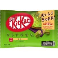 ราคา คิทแคทมินิโอโทนะโนะอามาซะสตรองมัทฉะช็อกดกแลต 135.6กรัม Kitkat Mini Otona No Amasa Strong Matcha Chocolate 135.6g. (4902201168687)