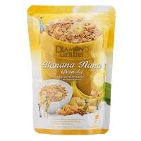 ราคา ไดมอนด์เกรนส์กราโนล่ารสกล้วย 220กรัม Diamondgrains Banana Nana Granola 220g. (8859114900575)