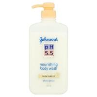 ราคา จอห์นสันครีมอาบน้ำพีเอช5.5นูริชชิ่งวิทฮันนี่ 750มล. Johnson PH 5.5 Nourishing with Honey Body Wash 750ml. (9556006060421)