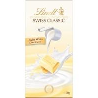 ราคา ลินด์ไวท์ช็อกโกแลต 100กรัม Lindt Swiss White Chocolate 100g. (7610400014137)