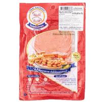 ราคา หมูสองตัวบาโลน่าแฮม 90กรัม Thai Sausage Ham Bologna 90g. (8850826508868)