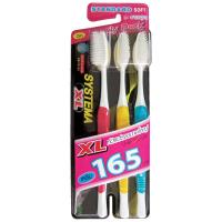 ราคา ซิสเทมม่าแปรงสีฟันXLนุ่มมาตรฐาน แพค 3 Systema Toothbrush XL Standard Soft Pack 3 (8850002020665)