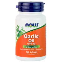 ราคา นาวฟู้ดส์น้ำมันกระเทียม1500มก. 100แคปซูล Now Foods Garlic Oil 1500mg. 100Softgels (733739017901)