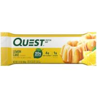 ราคา เควสโปรตีนบาร์ขนมผสมโปรตีนนมรสมะนาว 60กรัม Quest Protein Bar Lemon Cake 60g. (888849011278)