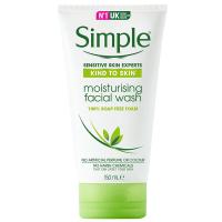 ราคา ซิมเพิลโฟมล้างหน้ามอยส์เจอร์ไรซิ่งเฟเชียลวอช 150มล. Simple Moisturising Facial Wash Foam 150ml. (5011451103870)