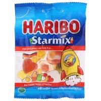 ราคา ฮาริโบ้สตาร์มิกซ์กัมมี่กลิ่นผลไม้รวม 45กรัม Haribo Starmix Gummy 45g. (8691216104457)