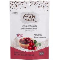 ราคา ฟรุ๊ตมาเนียแครนเบอร์รี่อบแห้ง 120กรัม Fruit Mania Dried Cranberries 120g. (8858768831945)