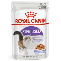 ราคา โรยัลคานินแมวทำหมันเจลลี่ 85กรัม Royal Canin Sterilized Jelly 85g. (9003579311776)