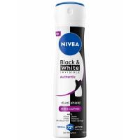 ราคา นีเวียสเปรย์แบล็คแอนด์ไวท์อินวิซิเบิ้ลออเทนติก 150มล. Nivea Spray Black & White Invisible Authentic 150ml. (8850029045191)