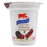 ราคา ไทยเดนมาร์คโยเกิร์ตผสมมัลเบอร์รี่ 120กรัม Thai Denmark Yoghurt with Mulberry 120g. (8852537078210)