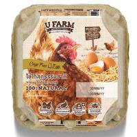 ราคา ยูฟาร์มไข่ไก่สดจากแม่ไก่ที่มีความสุข แพค 4 ฟอง U Farm Cage Free Egg Pack 4 pcs. (8850653205275)