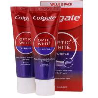 ราคา คอลเกตยาสีฟันอ๊อพติคไวท์เพอร์เพิล 100กรัม แพค2 Colgate Toothpaste Optic White Purple 100g. Pack2 (6920354839771)