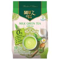 ราคา มัซชาเขียวนมปรุงสำเร็จชนิดผง 20กรัม 15ซอง Muz Instant Milk Green Tea 20g. Pack 15sachets (8859376000068)