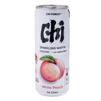ราคา ชิฟอเรสต์สปาร์คลิ่งวอเตอร์ไวท์พีชไม่มีน้ำตาล 330มล. ChiForest Sparkling Water White Peach No Sugar Flavor 330ml. (6970399920576)
