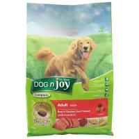 ราคา ด็อกเอ็นจอยคอมพลีทอาหารสุนัขโตรสเนื้อวัวและตับไก่ 3กก. Dog N Joy Complete Adult Dog Beef & Chicken Liver Flavour 3kg. (8859104005013)