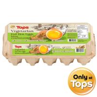 ราคา ท็อปส์ไข่ไก่สดจากแม่ไก่มังสวิรัติแพค 10ฟอง Tops Vegetarian Fed Hen Egg Pack 10pcs. (8853474085743)