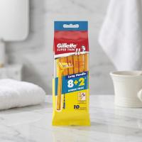 ราคา ยิลเลตต์ใบมีดโกนพร้อมด้ามซุปเปอร์ธินทู 1ชุด Gillette Super Thin II Razor 1set (4987176095794)