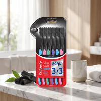 ราคา คอลเกตแปรงสีฟันชาร์โคลสลิมซอฟท์นุ่มพิเศษ แพค 5 Colgate Charcoal Slim Soft Ultra Soft Toothbrush Pack 5 (8850006332153)