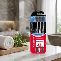 ราคา คอลเกตแปรงสีฟันสลิมซอฟท์ชาร์โคลสไปรัลขนแปรงนุ่มพิเศษ แพค 3 Colgate Slim Soft Charcoal Spiral Ultra Soft Toothbrush Pack 3 (8850006332344)
