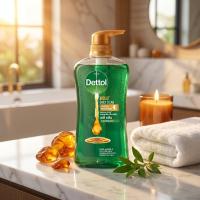 ราคา เดทตอลเจลอาบน้ำโกลด์แอนตี้แบคทีเรียสูตรเดลี่คลีน 480มล. Dettol Gold Daily Clean Shower Gel 480ml. (8850360039415)