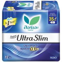 ราคา ลอรีเอะผ้าอนามัยซุปเปอร์อัลตร้าสลิม 35ซม. 12ชิ้น Laurier Super Ultra Slim 35cm. 12pcs. (6908594419021)