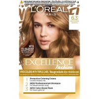 ราคา เอกซ์เซลเล้นซ์ครีมเปลี่ยนสีผมบลอนด์เข้มประกายทอง 6.30 Excellence Golden Dark Blonde Hair Colour Cream 6.30 (6923492547454)