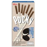 ราคา กูลิโกะป๊อกกี้รสคุกกี้และครีม 41กรัม Glico Pocky Cookies and Cream Stick Biscuit 41g. (8851019010021)