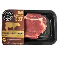 ราคา เจมส์เดอะบุชเชอร์เนื้อริบอายสเต็กแช่แข็งบ่ม 7วัน 200กรัม James The Butcher Frozen Beef Rib Eye Steak Dry Aged 7Days 200g. (8853474081622)