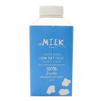 ราคา เอ็มมิลค์น้ำนมโคพร่องมันเนยพาสเจอร์ไรส์รสจืด 430มล. mMilk Pasteurized Low Fat Milk Plain Flavour 430ml. (8859295000118)