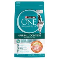 ราคา เพียวริน่าวันอาหารสำหรับแมวโตสูตรควบคุมก้อนขน 1.2กก. Purina One Adult Cat Food Hairball Control 1.2kg. (8850011067019)