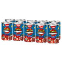 ราคา ท็อปส์ปลาซาร์ดีนในซอสมะเขือเทศ 155กรัม แพค 10 Tops Sardines in Tomato Sauce 155g. Pack 10 (8853474057375)
