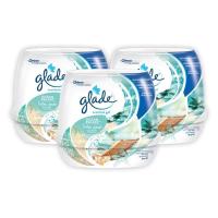 ราคา เกลดเซ็นท์เต็ดเจลปรับอากาศกลิ่นโอเชี่ยนเอสเคป 180กรัม แพค3 Glade Scented Gel Ocean Escape 180g. Pack3 (8850175010517)