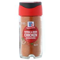 ราคา แม็คคอร์มิคผงปรุงรสพริกปาปริก้าและหัวหอมสำหรับไก่ 50กรัม Mccormick Paprika and Onine Chicken Seasoning 50g. (9300683506112)