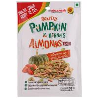 ราคา ฟลาวเวอร์ฟูดเมล็ดฟักทองและอัลมอนด์อบเกลือ 25กรัม Flower Food Roasted Salted Pumpkin Kernels and Almond 25g. (8850189016499)