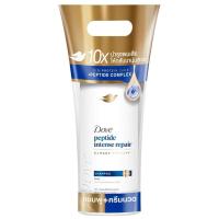 ราคา โดฟแชมพูเพปไทด์อินเทนซ์รีแพร์แดเมจเทอราพี 360มล.และครีมนวด 330มล. Dove Peptide Intense Repair Damage Therapy Shampoo 360ml. and Conditioner 330ml. (8851932487177)