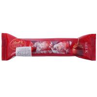 ราคา ลินด์ลินเดอร์ช็อกโกแลตนมสอดไส้ทรัฟเฟิล 37กรัม Lindt Lindor Milk Chocolate Trio Flow Pack 37g. (8003340801216)