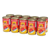ราคา สามแม่ครัวปลาแมกเคอเรลในซอสมะเขือเทศ 155กรัม แพค 10 3 Lady Cooks Mackerel in Tomato Sauce 155g. Pack 10 (8850153383107)