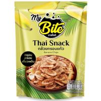 ราคา มายไบท์กล้วยกรอบแก้ว 100กรัม My Bite Banana Chips 100g. (8853474098309)