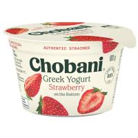 ราคา โชบานิกรีกโยเกิร์ตสตรอเบอร์รี่ 160กรัม Chobani Greek Yoghurt Strawberry 160g. (9310653102565)