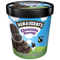 ราคา เบนแอนด์เจอร์รีสไอศกรีมรสช็อกโกแลต 473มล. Ben and Jerrys Chocolate Therapy Ice Cream 473ml . (76840220311)