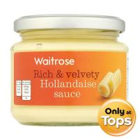 ราคา เวทโทรสเอสเซนเชี่ยลฮอลลันไดส์ซอสครีมจิ้มเนื้อสัตว์ 190กรัม Waitrose Essential Hollandaise Sauce 190g. (5000169194256)
